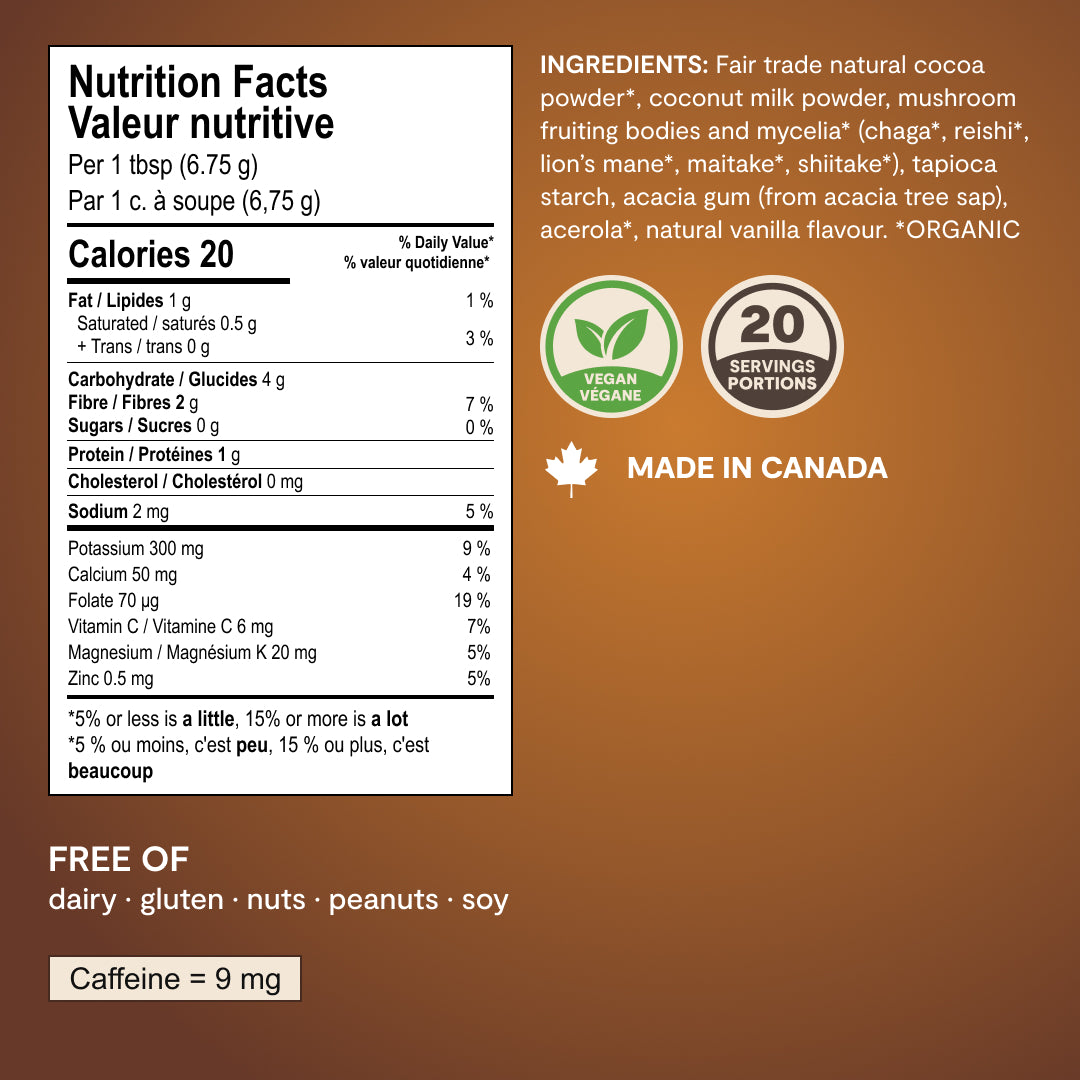 5 Mushroom Chocolate Blend