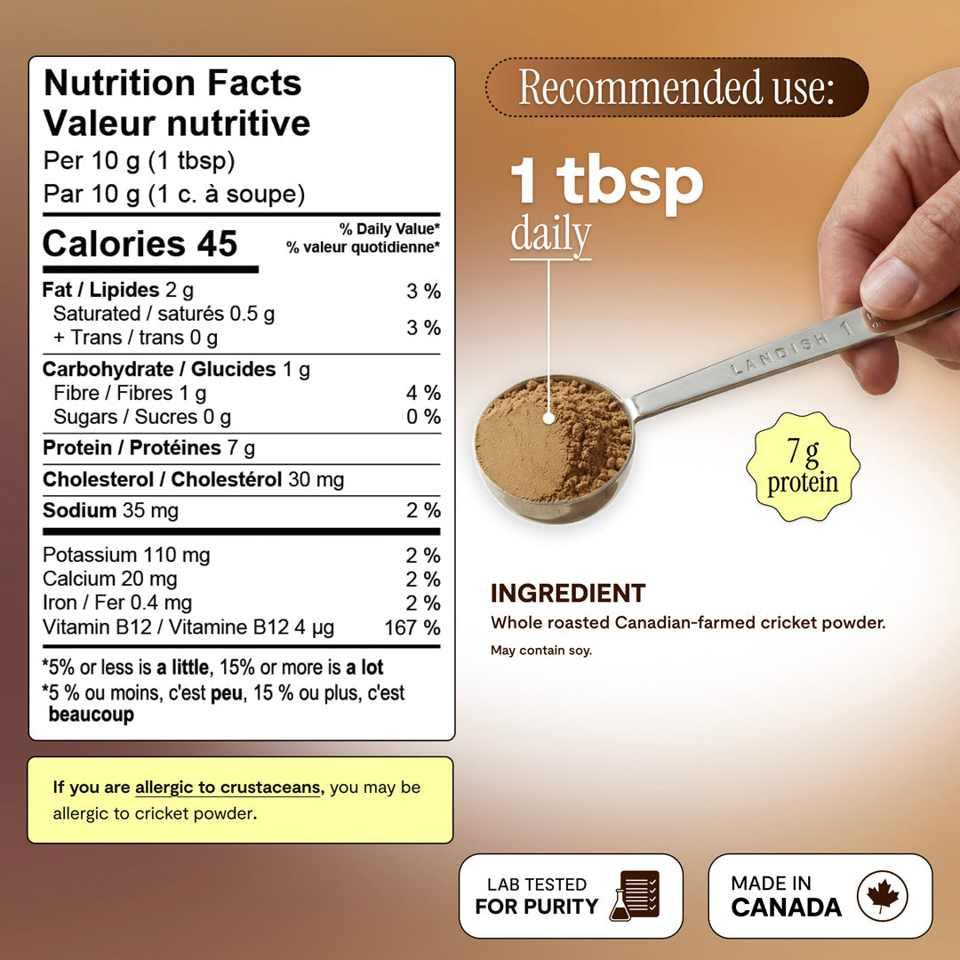 Pure Canadian Cricket Protein Powder