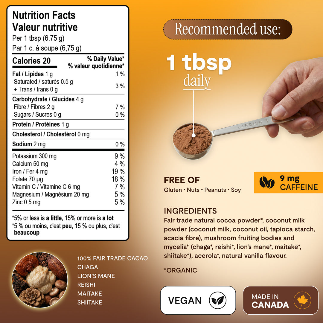 5 Mushroom Chocolate Blend