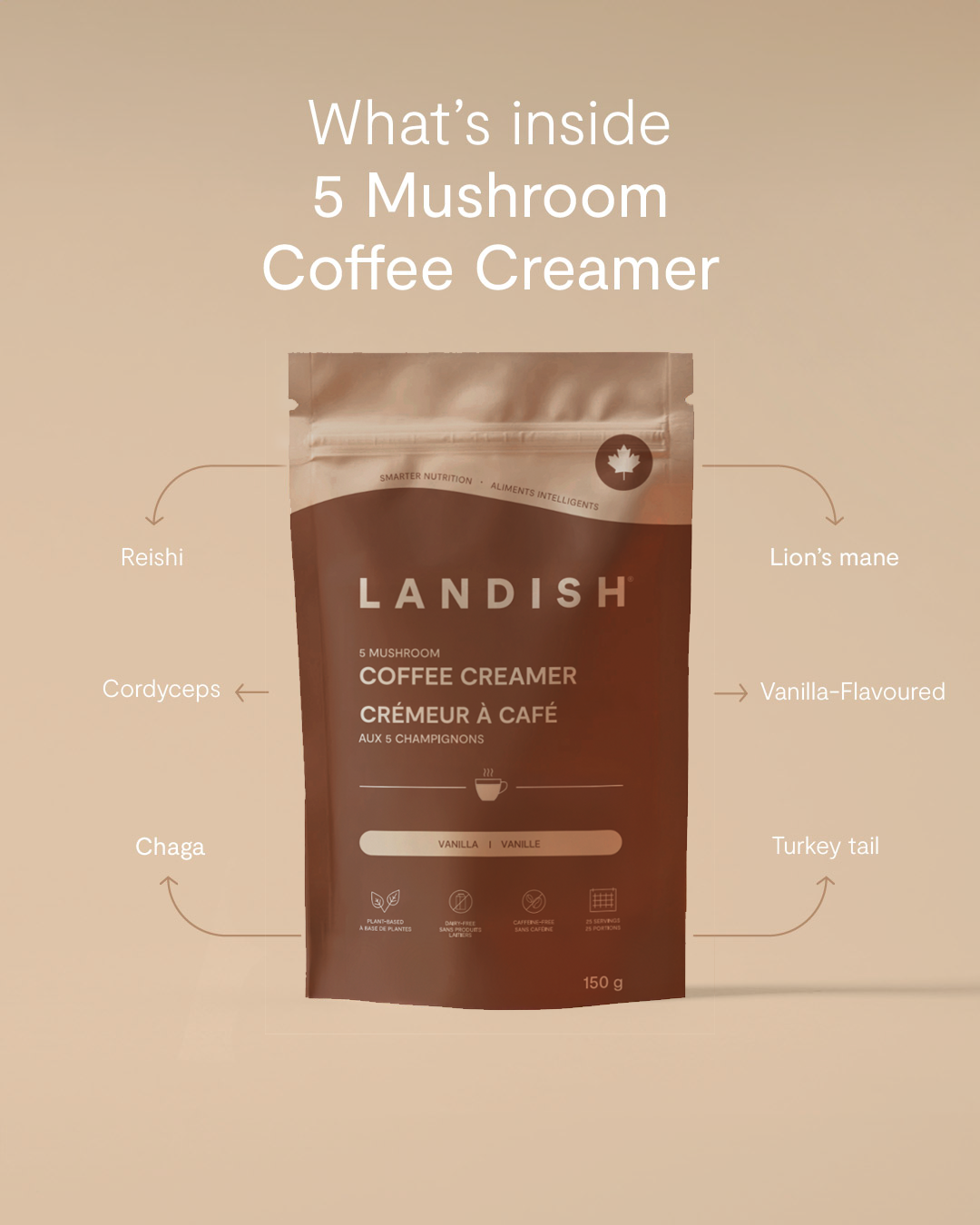 5 Mushroom Coffee Creamer