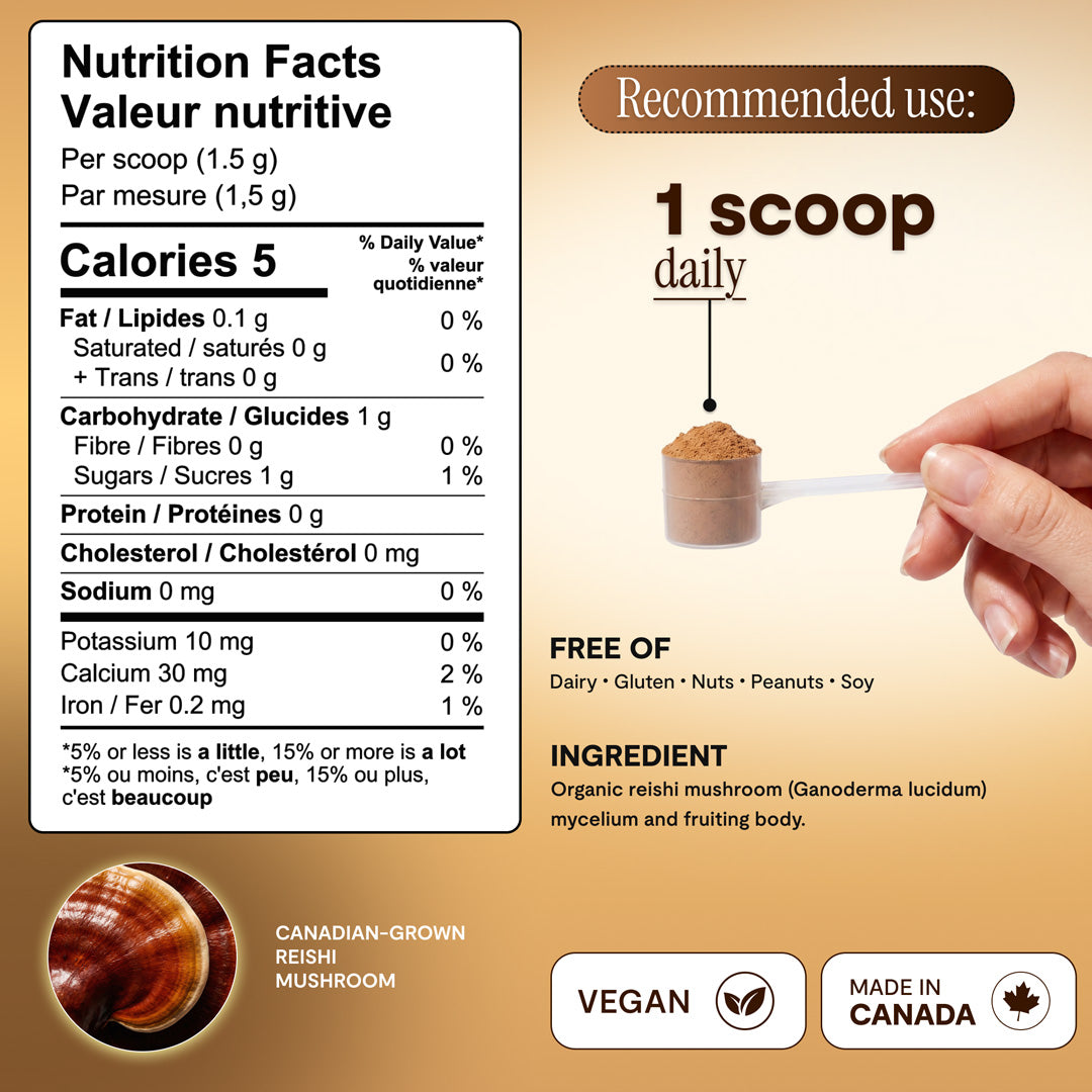 Pure Canadian Reishi Mushroom