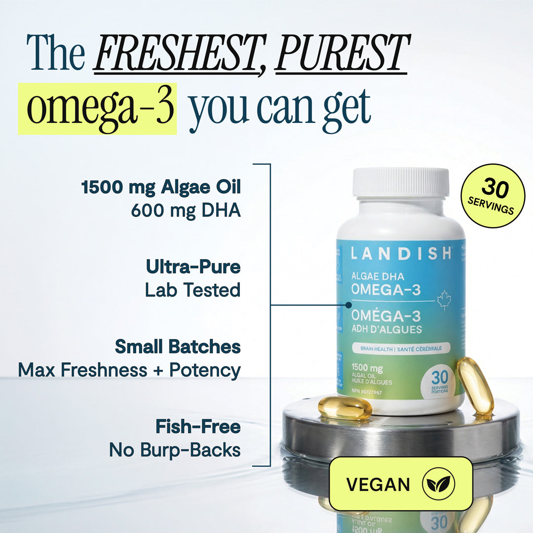 Omega-3 Algae DHA Softgels
