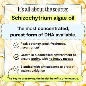 Omega-3 Algae DHA Softgels